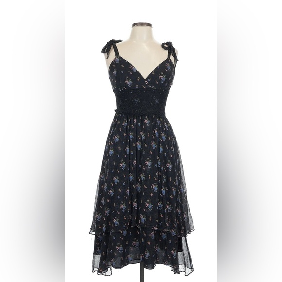 Betsey Johnson Dresses & Skirts - Vintage Betsey Johnson 90s y2k silk chiffon floral dress